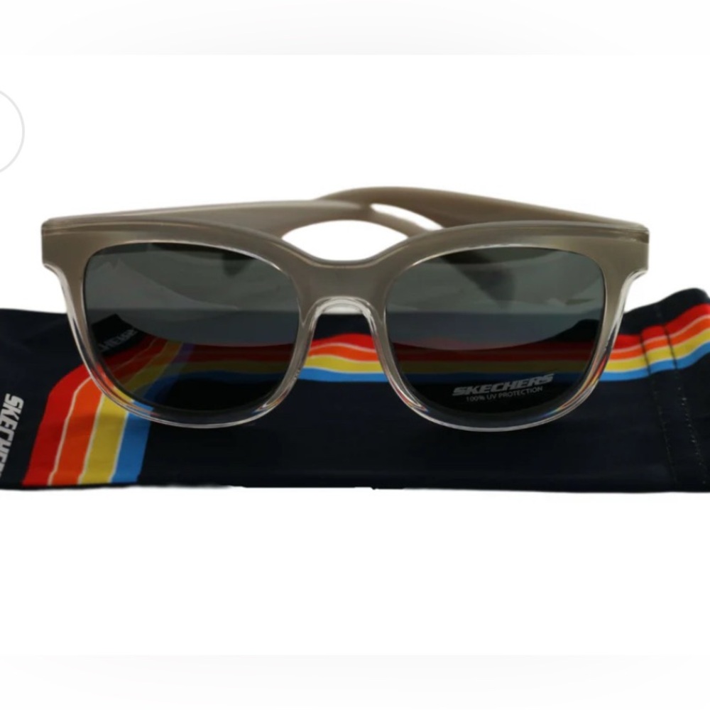 Skechers Transparent Gray Sunglasses